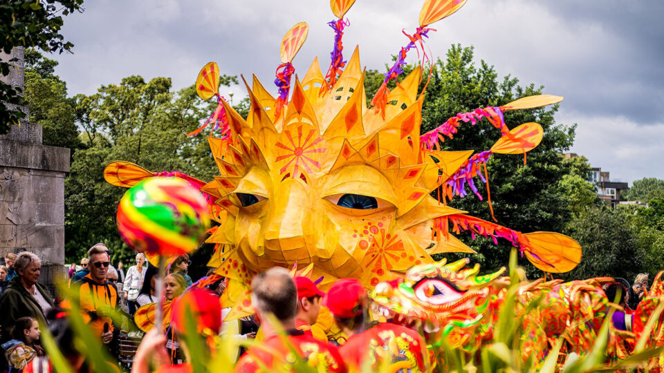 Harrogate Carnival celebrates diversity, costumes, colours, sounds and flavours from the four corners of the world.