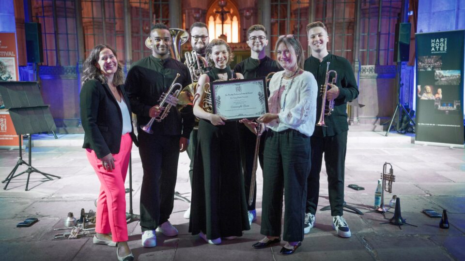 Connaught Brass recieve the Dorothy Parkinson Memorial Award