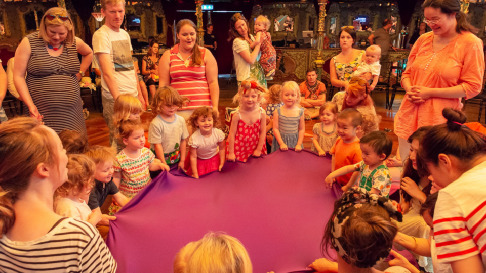 Library Takeover: Family Parachute Fun