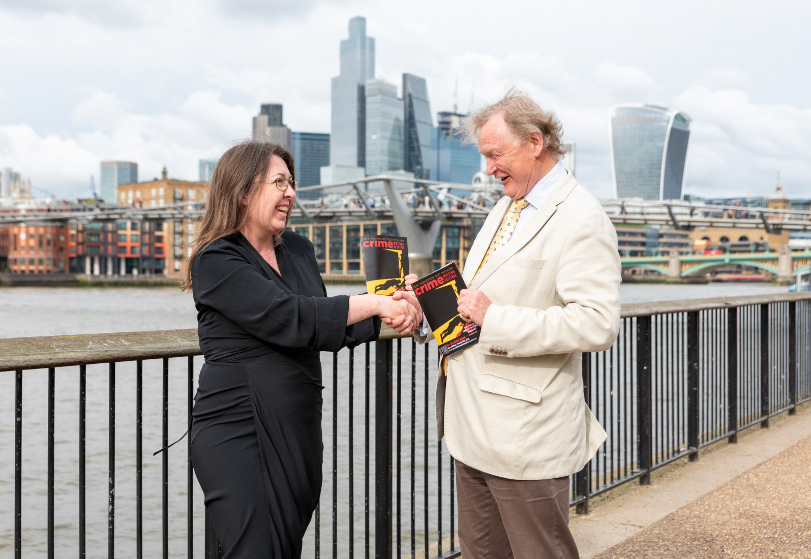 Ruth Ware and Simon Theakston launch the 2024 Theakston Old Peculier Crime Writing Festival Programme