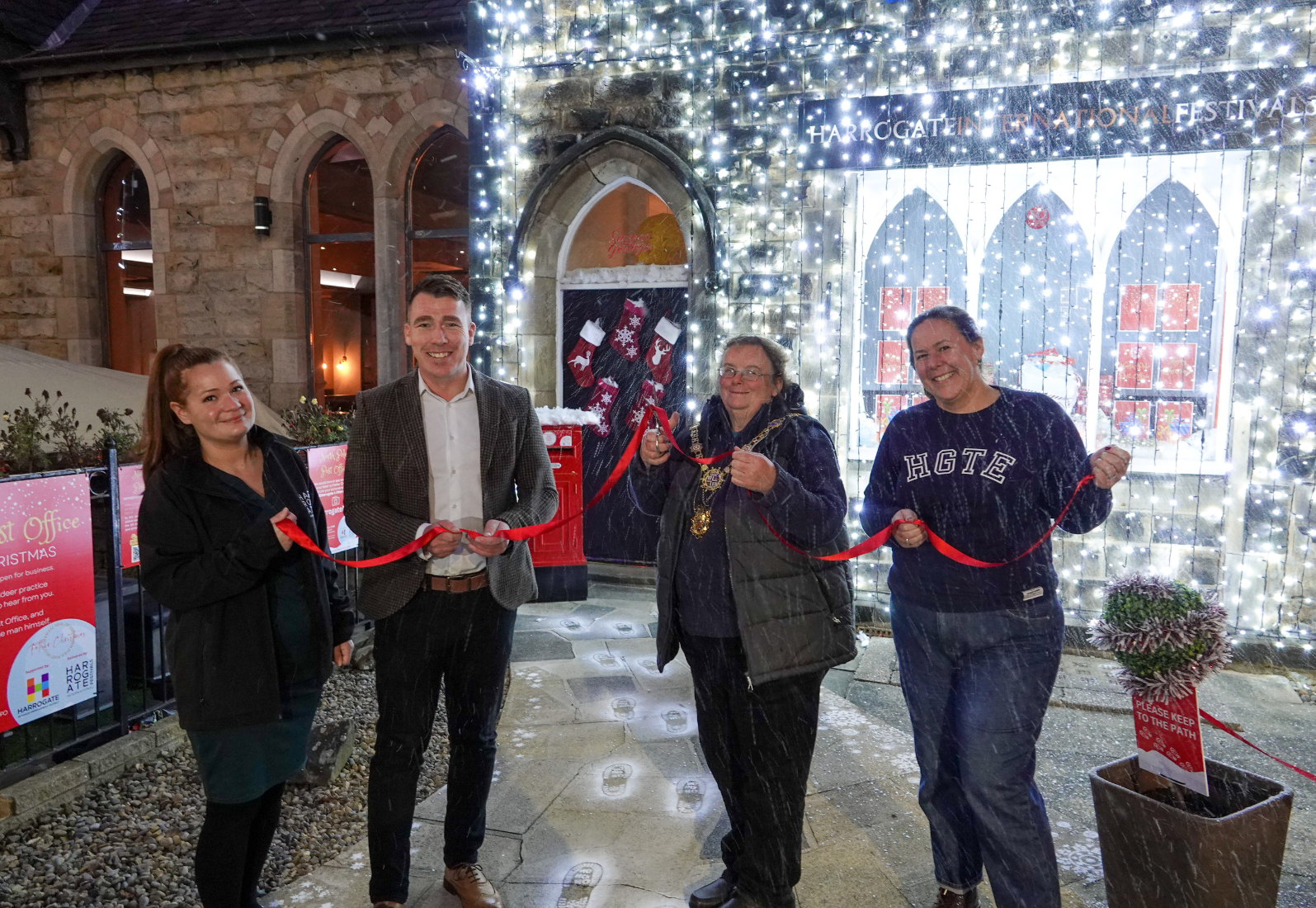 Opening of the North Pole Post Office at Harrogate International Festivals
