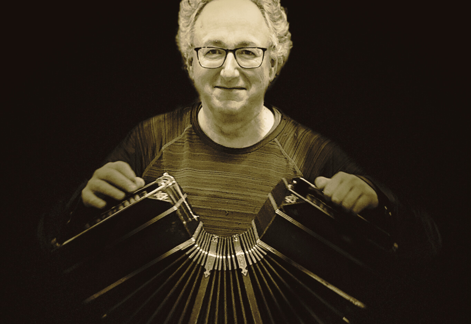 Julian Rowlands will play the bandoneon at this year's Harrogate Music Festival
